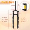 BUCKLOS 27.5inch MTB QR Manual Air Suspesion Fork & Bike Shock Pump for Front Air Suspension Fork Rear Shocks Bicycle Tire Pump view 3