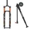 BUCKLOS 27.5 inch MTB Fork 120 mm Travel, Straight Rebound Adjust, 15mm100mm Axle Bike Fork & Bike Shock Pump for Front Air Suspension Fork Rear Shocks Bicycle Tire Pump view 1