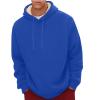 XUNRYAN Hoodies for Men Heavyweight Fleece Sweatshirt Thick Pullover Warm Hooded Sherpa Jackets Long Sleeve Shirts Outerwear view 3