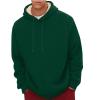 XUNRYAN Hoodies for Men Heavyweight Fleece Sweatshirt Thick Pullover Warm Hooded Sherpa Jackets Long Sleeve Shirts Outerwear view 4