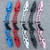 25" F-Interface Recurve Bow Riser Aluminum Alloy Bow Handle Suitable for 66/68/70/72inch Bows American Hunting Right Handed Bow Grip for Outdoor Archery Shooting (Blue) view 1