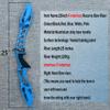 25" F-Interface Recurve Bow Riser Aluminum Alloy Bow Handle Suitable for 66/68/70/72inch Bows American Hunting Right Handed Bow Grip for Outdoor Archery Shooting (Blue) view 2