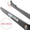 BSFHQS Mountain Bikes Fork 26in 27.5in 29in 29L Full Carbon Fiber Bike Rigid Fork 1-1/8'' Straight Tube 1-1/2''Tapered Tube Bike Hard Fork Disc Brake Bikes Front Fork 9*100mm QR(Matte black A,STRAIGHT view 3