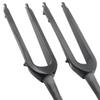 BSFHQS Mountain Bikes Fork 26in 27.5in 29in 29L Full Carbon Fiber Bike Rigid Fork 1-1/8'' Straight Tube 1-1/2''Tapered Tube Bike Hard Fork Disc Brake Bikes Front Fork 9*100mm QR(Matte black A,STRAIGHT view 4
