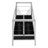 Pasture Grain & Hay Feeder, 43 Gallon Capacity Livestock Feeder, Goats, Calves, Cow, Hay Feeder, Steel Frame & Deeper Feeding Pan view 2