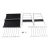 Pasture Grain & Hay Feeder, 43 Gallon Capacity Livestock Feeder, Goats, Calves, Cow, Hay Feeder, Steel Frame & Deeper Feeding Pan view 3