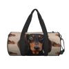 Gym Bags Small Dachshund Dog Duffel Bag Overnight Bag with Shoe Compartment Carryon Bag for Men Women view 3
