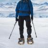 25 Inch Snowshoes & Trekking Poles Bundle for Men, Women, and Youth, All Terrain Snow Shoes with Adjustable Binding, Carry Bag and Lightweight Aluminum Walking & Hiking Poles (Gold B) view 3