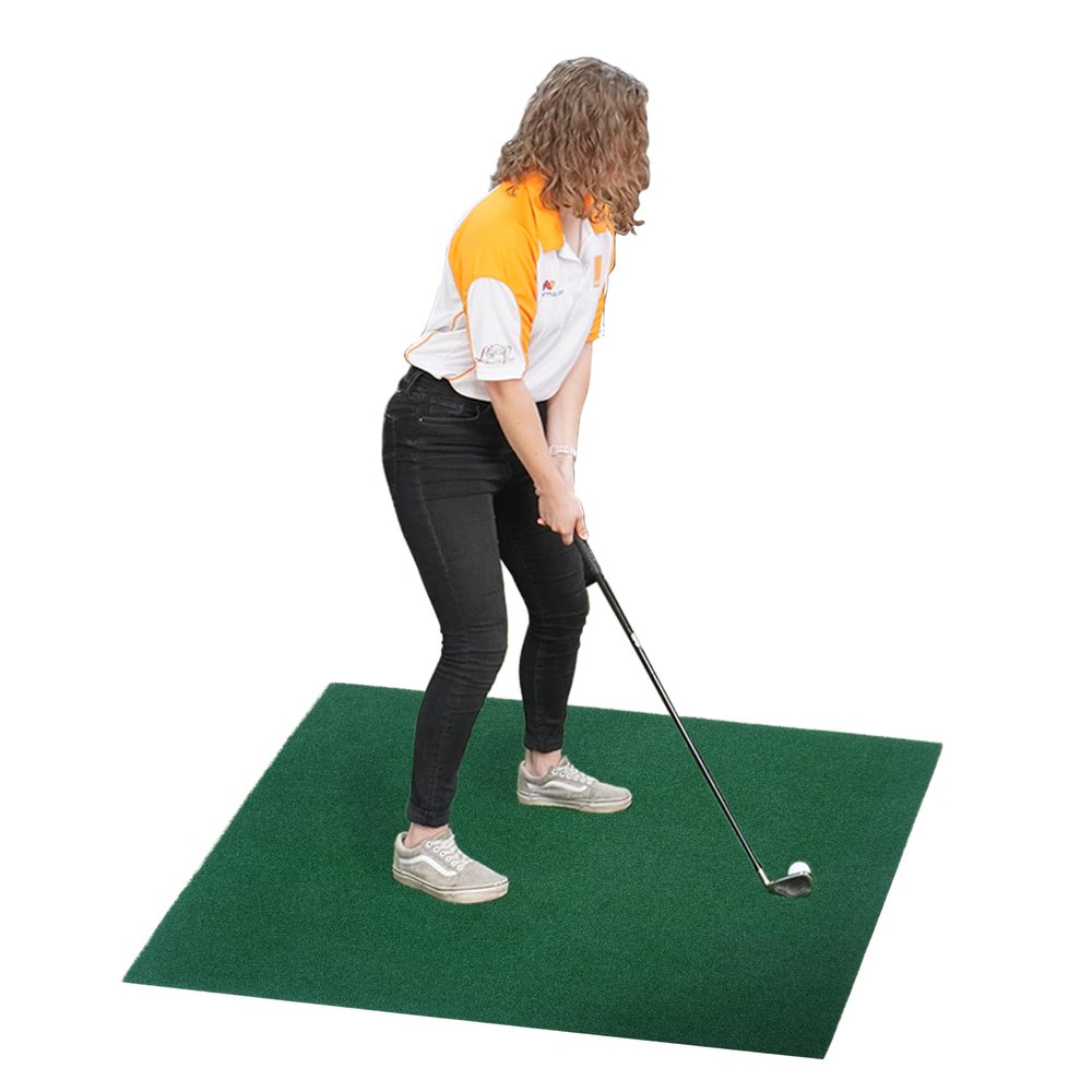 3-Layer Heavy Duty Golf Mat - 59"x 59" Golf Hitting Mats for Indoors & Outdoors