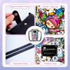 MESUCA Tokidoki PU Leather Crossbody Purse, Unicorno Button Cell Phone Bag for Women Mini Shoulder Purse Wallet Smart Phone Pocket with Credit Card (Color) view 4