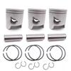 6K5-11631 Piston And Ring 6K5-11601 STD For Yamaha Outboard Motor 2T 60HP 3CYL Powertec Parsun T60 6K5-11631-03 6H3-11631-01-96 view 1