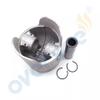 6K5-11631 Piston And Ring 6K5-11601 STD For Yamaha Outboard Motor 2T 60HP 3CYL Powertec Parsun T60 6K5-11631-03 6H3-11631-01-96 view 4