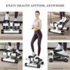 CTXDLK Mini Stepper, Home Stepper with Wireless Training Computer, Up-Down Stepper for Beginners and Advanced Users, Small and Compact, Home Gym Equipment, Endurance Training Beautiful Scenery view 2