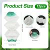 12pcs Lantern Mantles, 3 Layers Propane Lamp Mantles with 2 Install Iron Clips Accordion Shape #95 Gas Lantern Mantles Replacement Lights Covers for Outdoor Camping Hiking Compatible with Coleman view 2