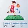 BLHSHLB Weather-resistant Floor Mat Basketball Court Surface Plastic Sports Flooring Outdoor Basketball Court Modular Interlocking Floor Tiles, Weatherproof Large Plastic Splice Floor Sports Mat view 4