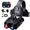 WGFXYBFY NV8000 4K Night Vision Binoculars with 3D Vision Effect, Rechargeable Night Vision Goggles for Adults 7-Level Infrared 8X Digital Zoom, Helmet-Mounted Night Vision view 1