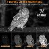 WGFXYBFY NV8000 4K Night Vision Binoculars with 3D Vision Effect, Rechargeable Night Vision Goggles for Adults 7-Level Infrared 8X Digital Zoom, Helmet-Mounted Night Vision view 4