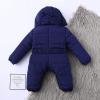 AIMAOMI Newborn Snowsuit Baby Girl Winter Snowsuit Toddler Jacket Clothes for Boy Infant Jumpsuit (Navy, 9-12 Months) view 3