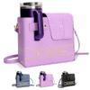 2026 New Stanley Purse Cup Holder Bag Crossbody Water Cup Storage Bag Portable Cups Purses Stanley Cup Purse Holder 40 Oz Perfect Valentines Day Gift (Purple-B) view 1