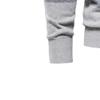 Gsywaipei Men's Stripe Slim Knitted Pullover Casual Basic Long Sleeve Male Knit Sweater Winter Color Block Knits Sweaters (Black,Medium) view 2