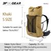 3F UL Gear 35+10L Ultralight Hiking Backpack, Camping Daypack with Aluminum Frame for Men & Women, High Breathability, Trekking, Cycling, Emergency Preparedness Pack (Khaki, S) view 2