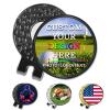 Custom Golf Ball Markers with Magnetic Hat Clip - Personalized Ball Marker Hat Clip with 1" Diameter Ball Marker Customized with Your Photo Logo Text Name (Black Marker & Clip) view 1