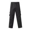 Cargo Sweatpants for Men Oversized Wide Leg Sweatpants Comfy Drawstring Elastic Waist Cotton Straight Leg Joggers Cargo Sweat Pants Baggy Stretch Tactical Pants Outdoor Multi Pockets Hiking Pant view 3
