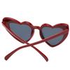 OWL Kids Heart Shaped Sunglasses, Girls Stylish Frames with Tinted and Clear Lenses, UV 400 Protection Polycarbonate Lens (Maroon) view 2