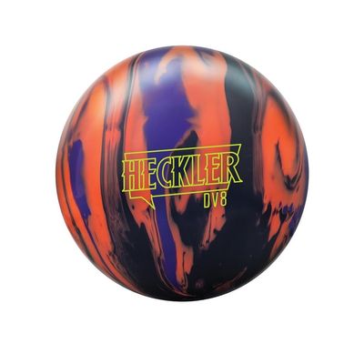 Bowlerstore Products DV8 PRE-DRILLED Heckler Bowling Ball - Black/Critine/Purple 12lbs