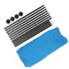Beach Tent, Stable Quick Setup Pop Up Beach Shade Sun Shelter 4 Poles for Picnics (Blue) view 3