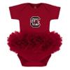 Creative Knitwear College Baby Tutu Bodysuit Dress - South Carolina Gamecocks Logo, Garnet, 6-9 Months, for Girls view 1