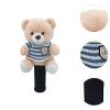 Aosekaa Bear Golf Wood Headcover, Golfer Gift, Stylish Protection for Your Club, for Women Plush Funny Club Head Cover,Golf Accessory, Fairway view 4