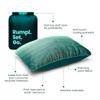 Rumpl The Adjustable Camp Pillow - Full Size Packable Outdoor and Travel Pillow, Two-Sided Temperature Control, 22" x 15", Cascade Fade view 3