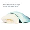 Rumpl The Adjustable Camp Pillow - Full Size Packable Outdoor and Travel Pillow, Two-Sided Temperature Control, 22" x 15", Cascade Fade view 4