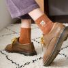 10 Pairs,Warm Fuzzy Crew Socks, Socks Elastic Ankle Length Cotton Socks Aesthetic Socks Cute Socks Lightweight Low Cut Socks for Women Girl view 3
