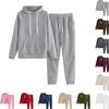 Womens Sweatsuits 2 Piece Set 2024 Casual Hoodies and Pants Sets 2 Piece Outfits Jogger Sets Track Suits Grey view 1