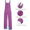 YRAETENM Womens Ski Snow Bibs Pants Winter Insulated Snowboard Overalls Outdoor Waterproof Windproof Adjustable Jumpsuits view 4