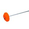 Tent Peg Groundsheet Safety Disk, 3D Printed, Orange, Set of 6, Ease of Use view 3