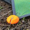 Tent Peg Groundsheet Safety Disk, 3D Printed, Orange, Set of 6, Ease of Use view 4