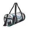 Gym Bags Small Native Dream Catcher Duffel Bag Overnight Bag with Shoe Compartment Carryon Bag for Men Women view 4