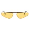helena Small Cat Eye Sunglasses for Women Trendy Narrow Shades Y2K Style Triangular Shades Metal Outdoor UV400 (C3) view 1