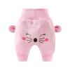 Baby Boy Girl Jogger Pants Toddler Cotton Harem Pants Cute Monkey Cartoon Trousers Infant Fall Winter (J, 2-3 Years) view 1