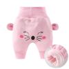 Baby Boy Girl Jogger Pants Toddler Cotton Harem Pants Cute Monkey Cartoon Trousers Infant Fall Winter (J, 2-3 Years) view 2
