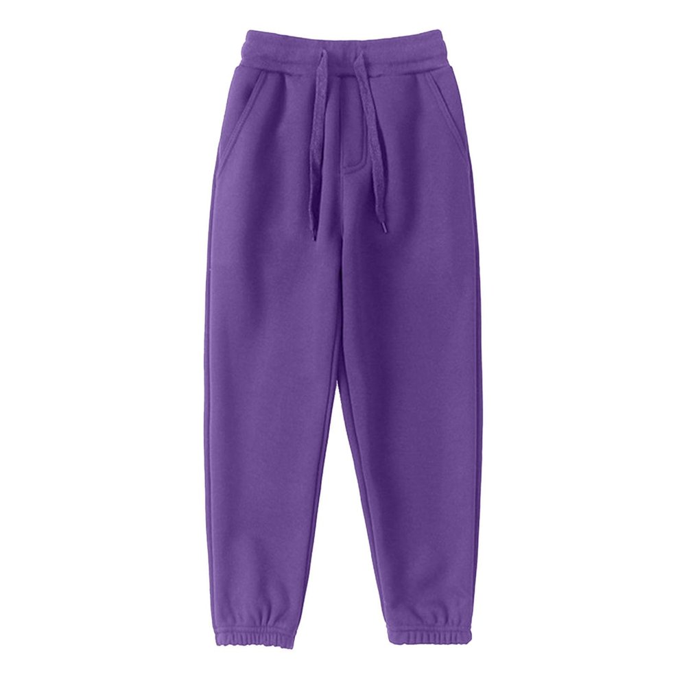 Boys Girls Sweatpants Fleece Athletic Workout Pants Toddler Cargo Pants Joggers with Drawstring Trousers (A, 4-5 Years)