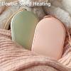 JAOCDOEN Rechargeable Hand Warmer Mini USB Double Sided Heating Electric Reusable Hand Warmer Portable Electric Hand Warmer Pocket Hand Warmer Rechargeable Hand Warmer (Green) view 3