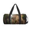 Gym Bags Small Italy Tuscan Duffel Bag Overnight Bag with Shoe Compartment Carryon Bag for Men Women view 3