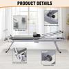 HYD-Parts Pilates Reformer Foldable Reformer Pilates Machine for Home Use Pilates Equipment for Home Workouts Cardio Fitness Rebounder Up to 300 lbs Weight Capacity (Gray) view 2
