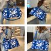 Travel Duffle Bag Weekender Overnight Bag Gym Tote with Dry and Wet Separated Pocket for Women Girls Shoulder Workout Duffel Bag Water Resistant (Rainbow Cats) view 2
