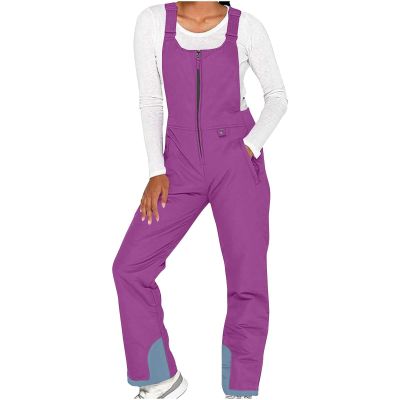 YRAETENM Womens Ski Snow Bibs Pants Winter Insulated Snowboard Overalls Outdoor Waterproof Windproof Adjustable Jumpsuits