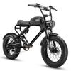 20AH 48V Electric Bike for Adults Peak Value 1200W Electric Motorcycle, 50KM/H Mountain Snow, Sand Dirt Bike, 20*4 Fat Tire, Range 70-160KM, LCD Display, Multiple Shock Absorber Hydraulic Disc Brake view 1